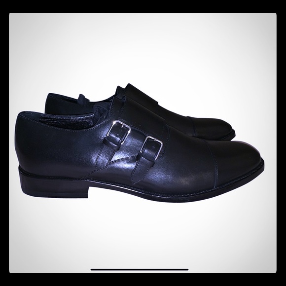 Saint Laurent 39 1/2 Black Leather boxcalf heel. - Picture 1 of 8